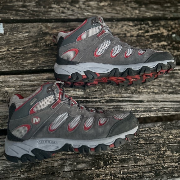 Merrell Ridgepass Castlerock Mid GTX Waterproof Boots Hiking Shoes Mens Size 9.5 main image 4